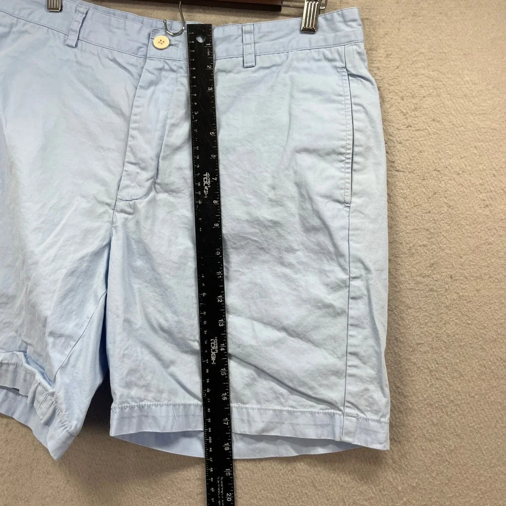 Vineyard Vines Club Short Mens 35 Light Blue Chino Golf Preppy Coastal Summer